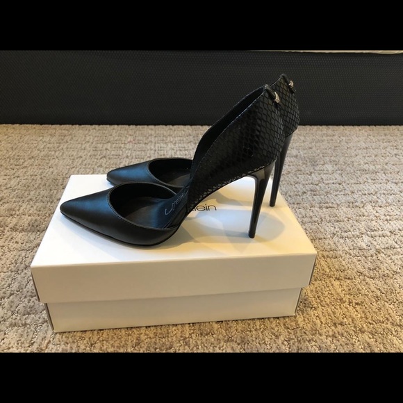 Calvin Klein Shoes - NWT - Calvin Klein Leather Heels